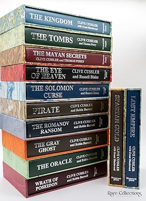 Seller image for Spartan Gold, Lost Empire, the Kingdom, the Tombs, the Mayan Secrets, the Eye of Heaven, the Solomon Curse, Pirate, the Romanov Ransom, the Gray Ghost, the Oracle & Wrath of Poseidon (12 Signed and Numbered Copies from the Fargo Adventures Series) for sale by Rare Collections