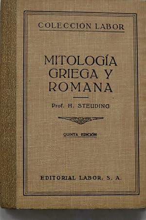 Imagen del vendedor de Mitologa griega y romana (v. IV) a la venta por Librera Alonso Quijano