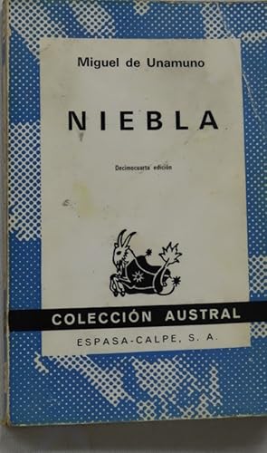 Imagen del vendedor de Niebla (nivola) a la venta por Librera Alonso Quijano