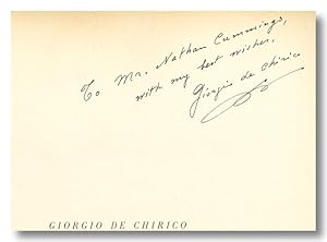 Imagen del vendedor de 12 OPERE DI GIORGIO DE CHIRICO a la venta por William Reese Company - Literature, ABAA