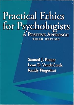 Immagine del venditore per Practical Ethics for Psychologists: A Positive Approach venduto da Firefly Bookstore