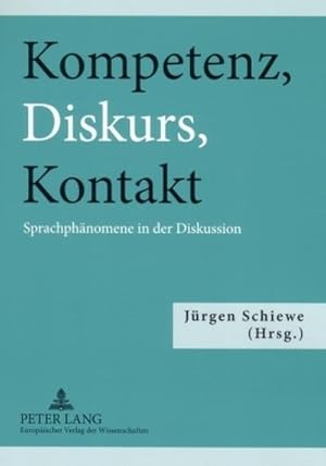 Immagine del venditore per Kompetenz, Diskurs, Kontakt venduto da BuchWeltWeit Ludwig Meier e.K.