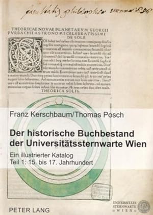 Bild des Verkufers fr Der historische Buchbestand der Universittssternwarte Wien zum Verkauf von BuchWeltWeit Ludwig Meier e.K.