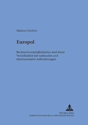 Imagen del vendedor de Europol a la venta por BuchWeltWeit Ludwig Meier e.K.