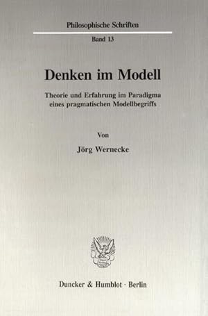 Seller image for Denken im Modell. for sale by BuchWeltWeit Ludwig Meier e.K.