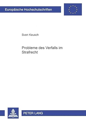 Seller image for Probleme des Verfalls im Strafrecht for sale by moluna