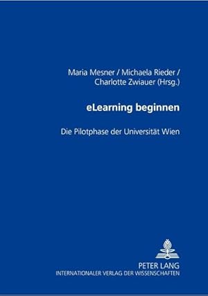 Seller image for eLearning beginnen for sale by BuchWeltWeit Ludwig Meier e.K.