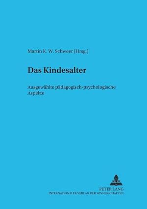 Seller image for Das Kindesalter for sale by BuchWeltWeit Ludwig Meier e.K.