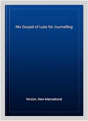 Seller image for Niv Gospel of Luke for Journalling for sale by GreatBookPricesUK