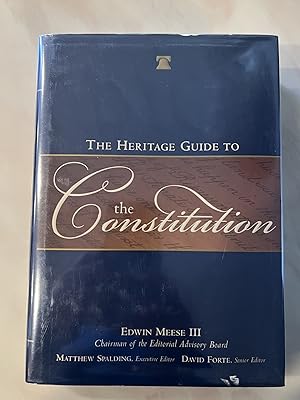 Immagine del venditore per The Heritage Guide to the Constitution venduto da Allen's Rare Books