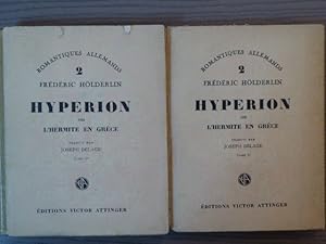 Seller image for HYPERION ou l'Hermite en Grce. 2 Tomes. for sale by Tir  Part