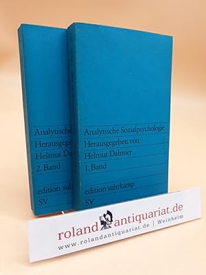 Analytische Sozialpsychologie. 1. + 2. Band (2 Bände). Herausgegeben von Helmut Dahmer.