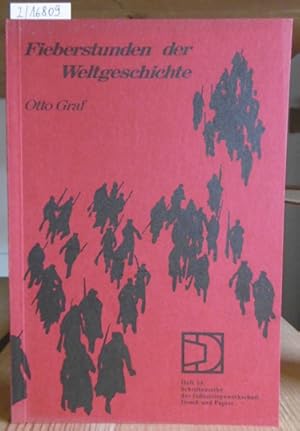 Seller image for Fieberstunden der Weltgeschichte. 3.Aufl., for sale by Versandantiquariat Trffelschwein