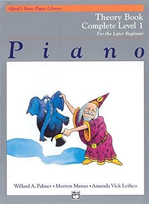 Immagine del venditore per Alfred's Basic Piano Library Theory Complete, Bk 1: For the Later Beginner venduto da WeBuyBooks