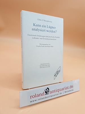 Bild des Verkufers fr Kann ein Lgner analysiert werden? Emotionale Erfahrungen und psychische Realitt in Kinder- und Erwachsenenanalysen. (Perspektiven Kleinianischer Psychoanalyse) zum Verkauf von Roland Antiquariat UG haftungsbeschrnkt