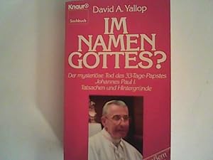 Seller image for Im Namen Gottes? for sale by ANTIQUARIAT FRDEBUCH Inh.Michael Simon