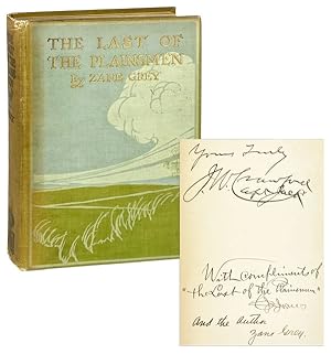 Seller image for The Last of the Plainsmen [Inscribed and Signed by Crawford, Jones, and Grey] for sale by Capitol Hill Books, ABAA