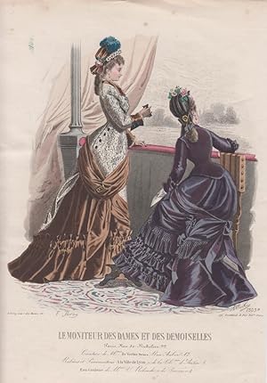 Bild des Verkufers fr Original-Modedruck aus: Le Moniteur des Dames et des Demoiselles. [Belle poque]. No. 1303 B, F. Thirion, A. Bodint, A. Leroy imp. zum Verkauf von Fundus-Online GbR Borkert Schwarz Zerfa