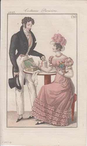 Original-Modedruck: Costumes Parisiens, No. 39. [Empire].