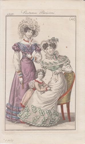 Original-Modedruck: Costumes Parisiens, No. 42. [Empire].