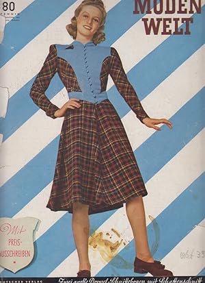 Bild des Verkufers fr Modenwelt, Heft Nr. 10, Oktober 1939. [Ohne Schnittmusterbogen]. zum Verkauf von Fundus-Online GbR Borkert Schwarz Zerfa