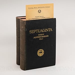 Septuaginta; Id est Vetus Testamentum Graece iuxta LXX Interpretes
