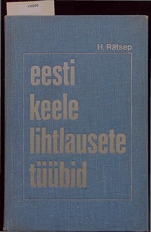 Imagen del vendedor de Eesti Keele Lihtlausete Tuubid. Nr. 12 a la venta por Antiquariat Bookfarm
