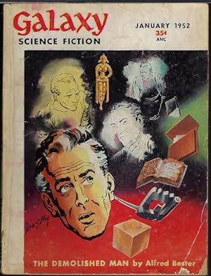 Bild des Verkufers fr GALAXY Science Fiction: January, Jan. 1952 ("The Demolished Man") zum Verkauf von Books from the Crypt