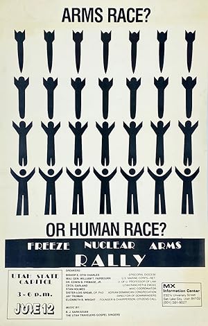 Arms Race  Or Human Race  Freeze Nuclear Arms Rally