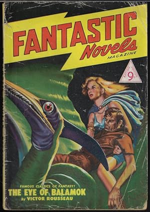 Imagen del vendedor de FANTASTIC NOVELS: No. 1 (UK Edition, June 1951)(corresponds to May 1949 in USA) a la venta por Books from the Crypt