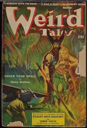 Imagen del vendedor de WEIRD TALES: March, Mar. 1943 a la venta por Books from the Crypt