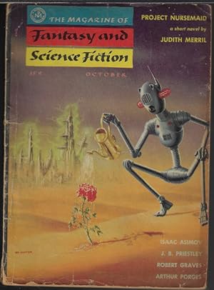 Image du vendeur pour The Magazine of FANTASY AND SCIENCE FICTION (F&SF): October, Oct. 1955 mis en vente par Books from the Crypt