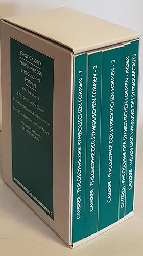 Immagine del venditore per Philosophie der symbolischen Formen (5 Bnde KOMPLETT im Schuber) - Bd.1: Die Sprache/ Bd.2: Das mythische Denken/ Bd.3: Phnomenologie der Erkenntnis/ Bd.4: Index/ Bd.5: Wesen und Wirkung des Symbolbegriffs. venduto da books4less (Versandantiquariat Petra Gros GmbH & Co. KG)