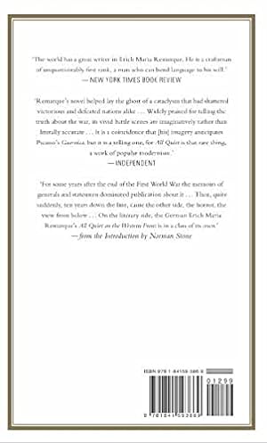 Imagen del vendedor de All Quiet on the Western Front: Erich Maria Remarque (Everyman's Library CLASSICS) a la venta por WeBuyBooks