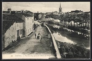 Carte postale Vittel, View du Pays prise de l`Hotel dees Vosges