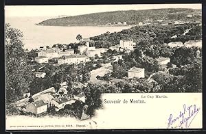 Carte postale Menton, Le Cap Martin