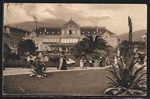 Carte postale Nice, Le Jardin Public et le Casino Municipal