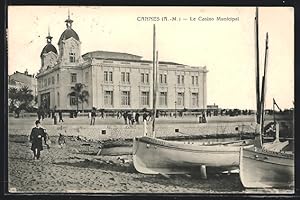 Carte postale Cannes, Le Casino Municipal