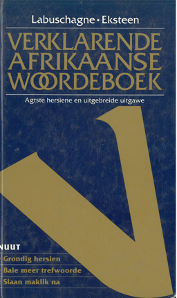 Verklarende Afrikaanse Woordeboek. Agtste hersiene en uitgebreide uitgawe.