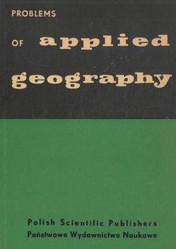 Problems of applied Geography. Proceedings of the Anglo-Polish Seminar Nieborow, September 15-18,...