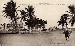 Ansichtskarte / Postkarte Lomé Togo, The Chargeurs Reunis Agency, Asien im Hafen