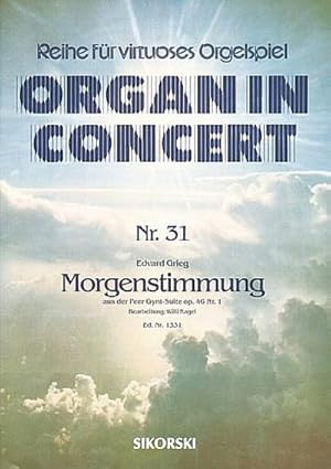 Bild des Verkufers fr Morgenstimmung aus derPeer-Gynt-Suite op.46 fr Orgel zum Verkauf von Smartbuy