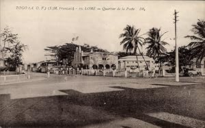 Ansichtskarte / Postkarte Lomé Togo, Postbezirk