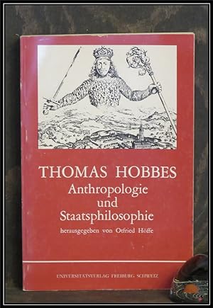 Bild des Verkufers fr Thomas Hobbes. Anthropologie und Staatsphilosophie. zum Verkauf von Antiquariat Johann Forster