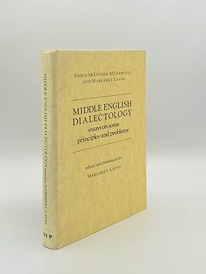 Bild des Verkufers fr MIDDLE ENGLISH DIALECTOLOGY Essays on Some Principles and Problems zum Verkauf von Rothwell & Dunworth (ABA, ILAB)