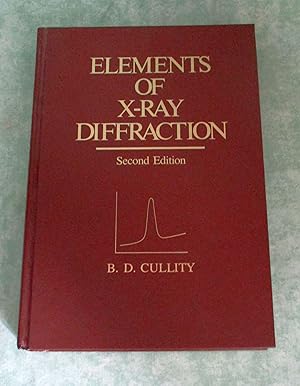 Bild des Verkufers fr Elements of X-ray diffraction. zum Verkauf von Antiquariat  Lwenstein