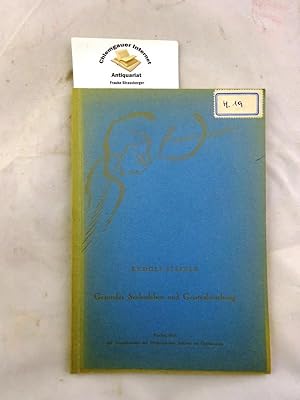 Seller image for Gesundes Seelenleben und Geistesforschung. Nach einer vom Vortragenden nicht durchgesehenen Nachschrift hrsg. von der Medizinischen Sektion am Goetheanum, Dornach durch Hans W. Zbinden / Schriftenreihe der Medizinischen Sektion am Goetheanum, Dornach ; Heft 5 for sale by Chiemgauer Internet Antiquariat GbR