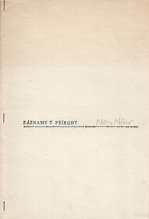 [CZECH CONCEPTUAL ART] Záznamy z pr írody [Records based on nature]. WITH: "Tání dvou kousk  ledu...