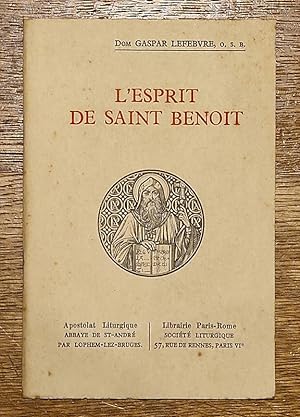 Seller image for L'Esprit de saint Benot. for sale by Librairie Pierre BRUNET