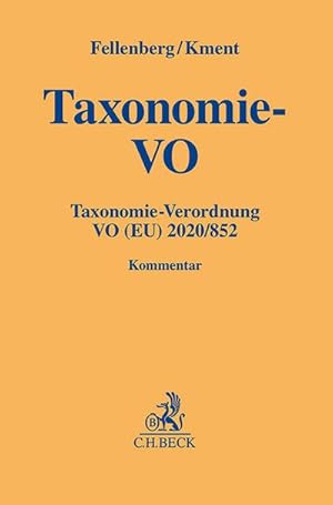 Bild des Verkufers fr Taxonomie-Verordnung : Taxonomie-Verordnung VO (EU) 2020/852 zum Verkauf von AHA-BUCH GmbH